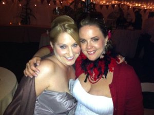 Mm bestie & I looking fly at my wedding back in 2010